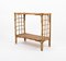 Mid-Century Rattan and Bamboo Console Table, Italy, 1970s 8