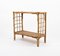 Mid-Century Rattan and Bamboo Console Table, Italy, 1970s, Image 8