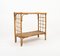 Mid-Century Rattan and Bamboo Console Table, Italy, 1970s 3