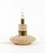Mid-Century Table Lamp in Travertine and Brass in the style of Fratelli Mannelli, Italy, 1970s 5