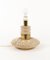 Mid-Century Table Lamp in Travertine and Brass in the style of Fratelli Mannelli, Italy, 1970s, Image 2