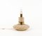 Mid-Century Table Lamp in Travertine and Brass in the style of Fratelli Mannelli, Italy, 1970s, Image 4