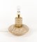 Mid-Century Table Lamp in Travertine and Brass in the style of Fratelli Mannelli, Italy, 1970s 3