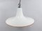 White Italian Glass Pendant Light, 1970s 4