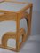 Cane and Mirror Cube Tables from Vivai Del Sud, 1970d, Set of 2 10