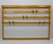 Large Mid-Century Coat Rack in Beech with 8 Brass Hooks attributed to Carl Auböck, 1950s 2
