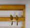 Large Mid-Century Coat Rack in Beech with 8 Brass Hooks attributed to Carl Auböck, 1950s 19