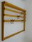 Large Mid-Century Coat Rack in Beech with 8 Brass Hooks attributed to Carl Auböck, 1950s 9