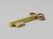 Large Brass Key Corkscrew Bottle Opener Paperweight attributed to Carl Auböck, Austria, 1950s 13
