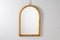 Mid-Century Arched Bamboo & Cane Wall Mirror, Italy, 1960s, Image 3