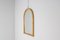 Mid-Century Arched Bamboo & Cane Wall Mirror, Italy, 1960s, Image 5
