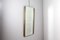 Mid-Century Italian Style Satin Metal Wall Mirror, 1970s 3