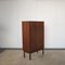 Highboard in Walnut Wood with Closed Containers and Display Door Unit by Peter Hvidt, 1960s 3