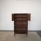 Highboard in Walnut Wood with Closed Containers and Display Door Unit by Peter Hvidt, 1960s 4