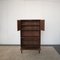 Highboard in Walnut Wood with Closed Containers and Display Door Unit by Peter Hvidt, 1960s, Image 4