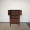 Highboard in Walnut Wood with Closed Containers and Display Door Unit by Peter Hvidt, 1960s 5