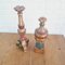 Baroque Style Gilded Polychrome Lamp Stands, 1950s, Set of 2 8