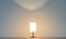 Lámpara de mesa minimalista pequeña Mid-Century, años 60, Imagen 19