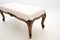 French Carved Walnut Foot Stool, 1930s 4