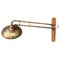 Industrial Italian Copper Finished Iron Extendable Wall Lamp, 1950s 1