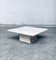 Italian Travertine Square Coffee Table, 1970s, Image 1