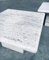 Italian Travertine Square Side End Table, 1970s, Set of 2 7