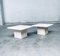 Italian Travertine Square Side End Table, 1970s, Set of 2 15