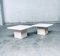 Italian Travertine Square Side End Table, 1970s, Set of 2, Image 15