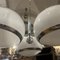 Space Age Ceiling Light in Metal and White Plastic from Stilux Milano, 1960s, Image 4