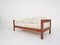 Scandinavian Modern Sofa in Teak and Boucle, 1960s, Image 3