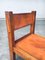 Esszimmerstühle aus Ulmenholz & Cognacfarbenem Leder im Stil von Pierre Chapo, Italien, 1960er, 4er Set 17