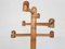 Scandinavian Modern Pinewood Coat Rack, Sweden, 1960s 3