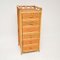 Vintage Bamboo and Rattan Tallboy Chest of Drawers from Angraves, 1970s 2