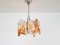 Italian Murano Glass Ceiling Lamp, 1970s 1