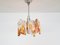 Italian Murano Glass Ceiling Lamp, 1970s, Image 1