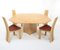 Oak Dining Table & Orchid Chairs by Bob van den Berghe for Vandenberghe-Pauvers, Set of 5 6