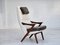 Scandinavian Armchair in Leather & Teak, 1960s 1