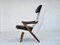 Scandinavian Armchair in Leather & Teak, 1960s, Image 7