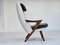 Scandinavian Armchair in Leather & Teak, 1960s, Image 14