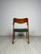 Vintage Danish Teak & Leather Dining Chairs No.55 by Niels O. Møller for Jl Møller, 1950s, Set of 6 6