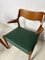 Vintage Danish Teak & Leather Dining Chairs No.55 by Niels O. Møller for Jl Møller, 1950s, Set of 6 9