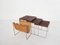 Mid-Century Mimiset Nesting Tables in Rosewood and Leather attributed to Brabantia, the Netherlands, 1950s, Set of 3, Image 1