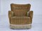 Danish Relax Chair in Original Upholstery & Green Velour, 1960s 13