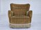 Danish Relax Chair in Original Upholstery & Green Velour, 1960s, Image 13