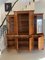Large Satinwood Breakfront Bookcase with Original Painted Decoration, 1930s 11