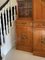 Large Satinwood Breakfront Bookcase with Original Painted Decoration, 1930s 9