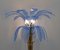 Lámpara de pie en forma de palmera de cristal de Murano y latón, años 70, Imagen 10