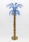Murano Glass and Brass Palm Tree Floor Lamp, 1970s 5