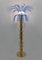 Murano Glass and Brass Palm Tree Floor Lamp, 1970s 6