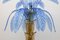 Lámpara de pie en forma de palmera de cristal de Murano y latón, años 70, Imagen 8